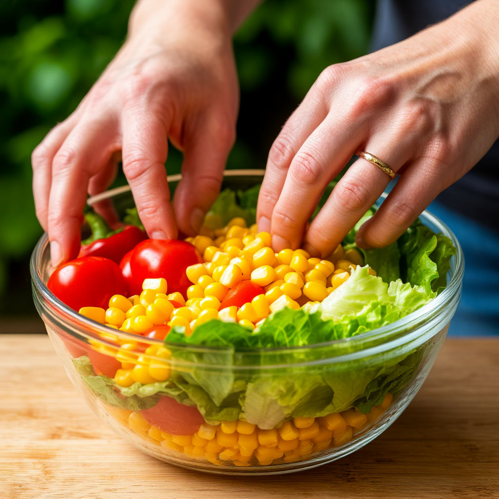 Правильная комбинация продуктов в цветной диете
