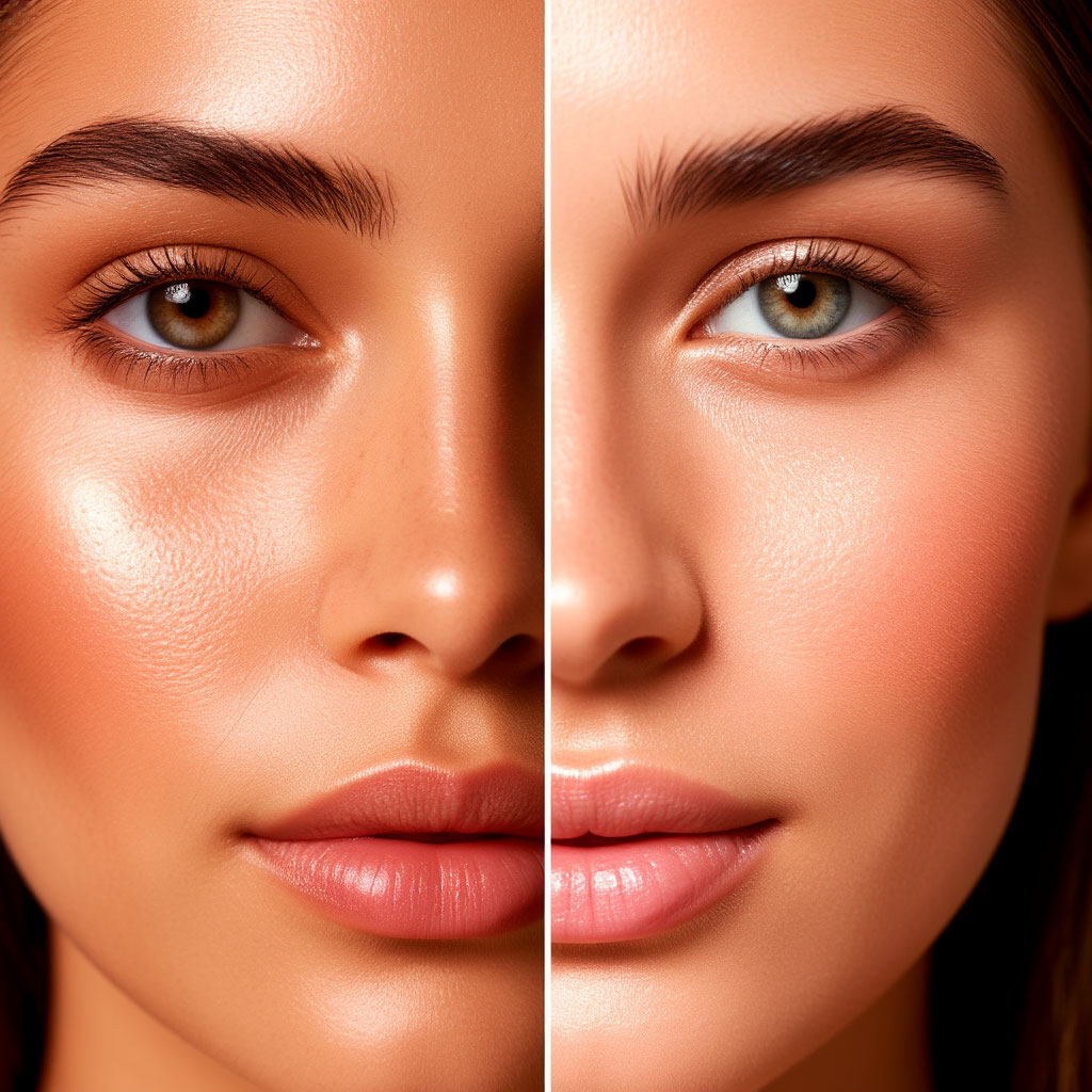 Разница между natural look и обычным макияжем