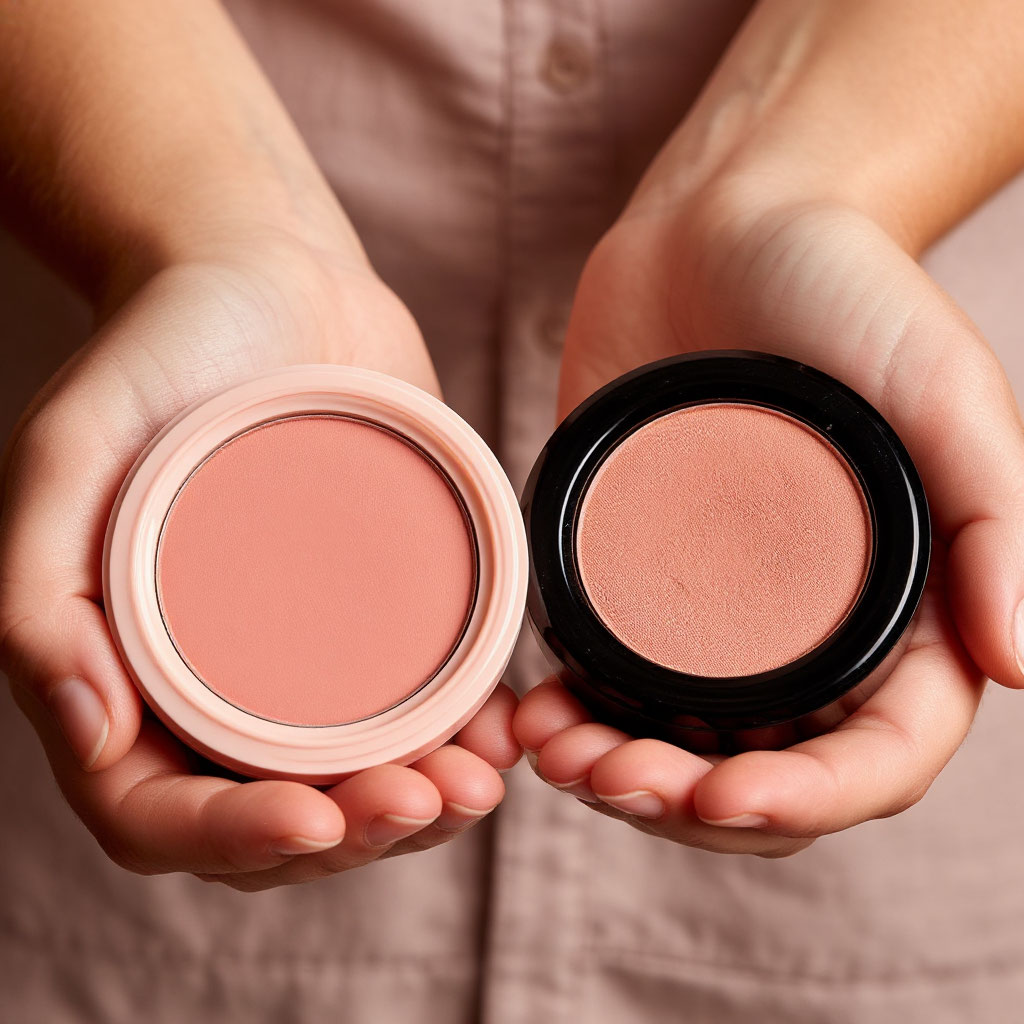 Cream or dry blush