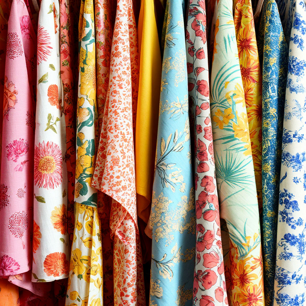 Fashionable fabrics of summer 2025