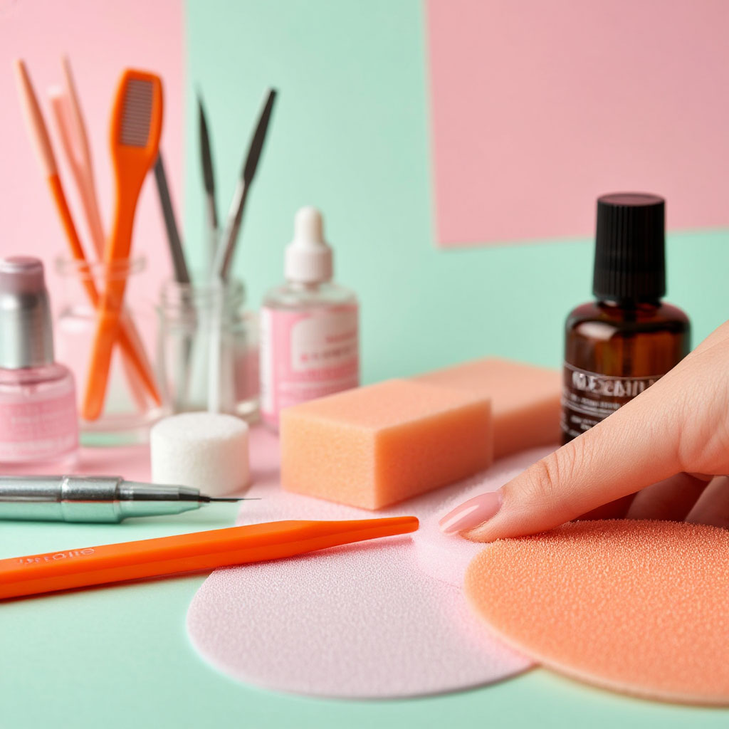 Preparing nails