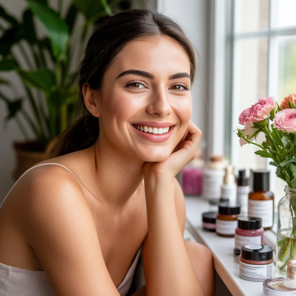 Natural glow woman